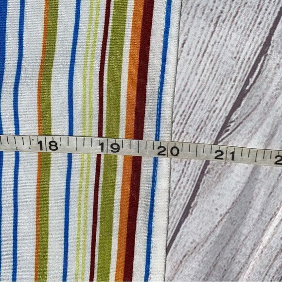 Cynthia max scoopneck long sleeve stripe top sz medium - Picture 8 of 9